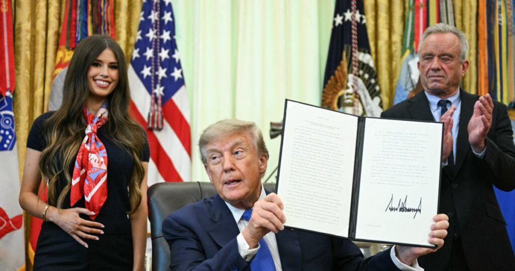 Trump order aims to cut number of diseases all children should be vaccinated against from 18 to 11
