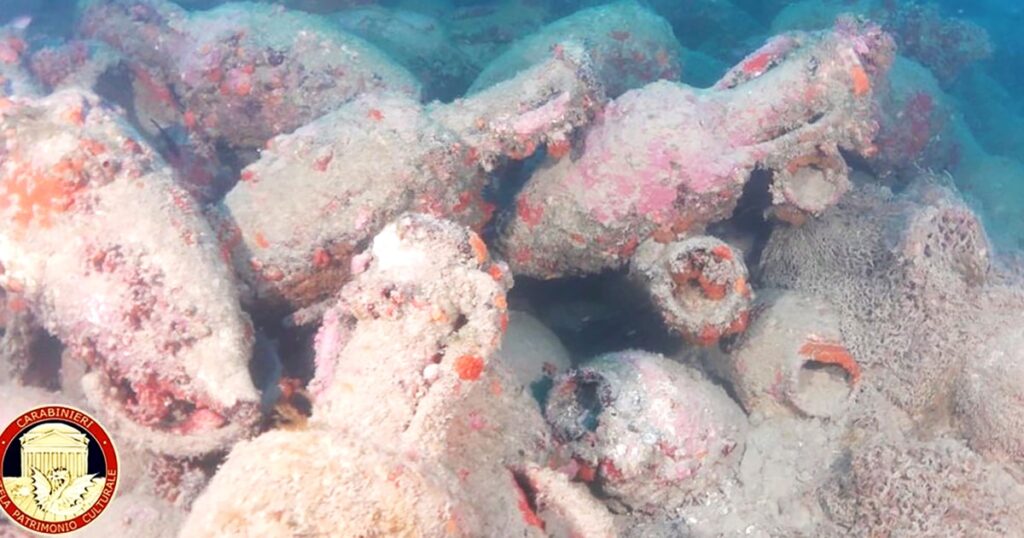 Ancient Roman shipwreck discovered off Italian coast Ancient Roman shipwreck discovered off Italian coast