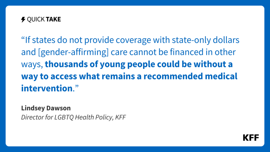 New Regulation Prohibits Federal Medicaid Funds From Covering Gender