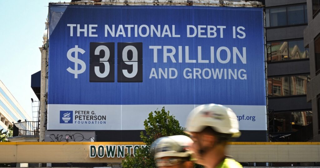 U.S. debt crosses $40 trillion threshold after doubling under Trump and Biden U.S. debt crosses $40 trillion threshold after doubling under Trump and Biden