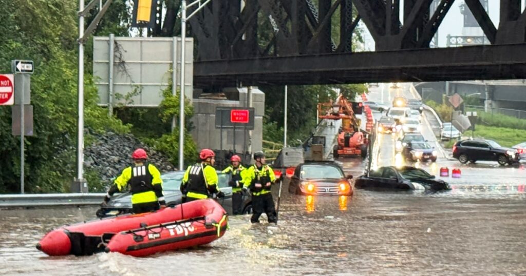 Storms and possible tornadoes pummel Northeast U.S., flooding roads and damaging beaches
