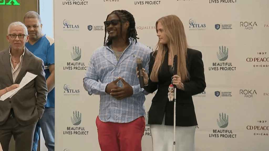 Blind models take center stage at Beautiful Lives Project fashion show Blind models take center stage at Beautiful Lives Project fashion show