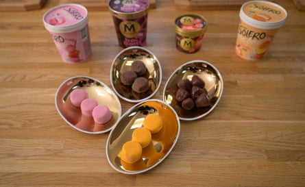 Mini ice-creams at the Magnum’s innovation hib