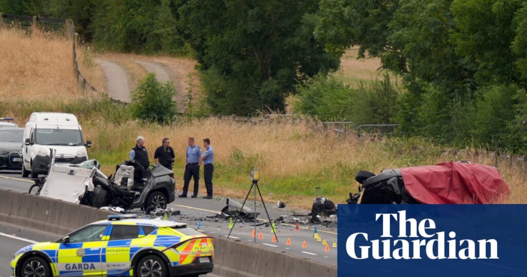 Five teenagers killed after car driven on wrong side of Irish motorway Five teenagers killed after car driven on wrong side of Irish motorway