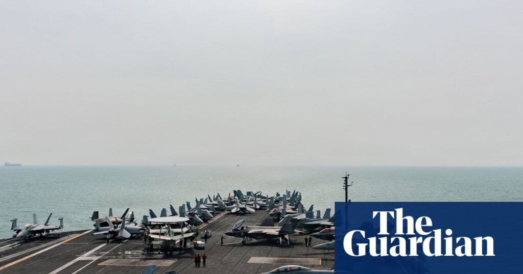 First Thing: US aircraft carrier arrives to relieve USS Lincoln amid reports of poor living conditions First Thing: US aircraft carrier arrives to relieve USS Lincoln amid reports of poor living conditions