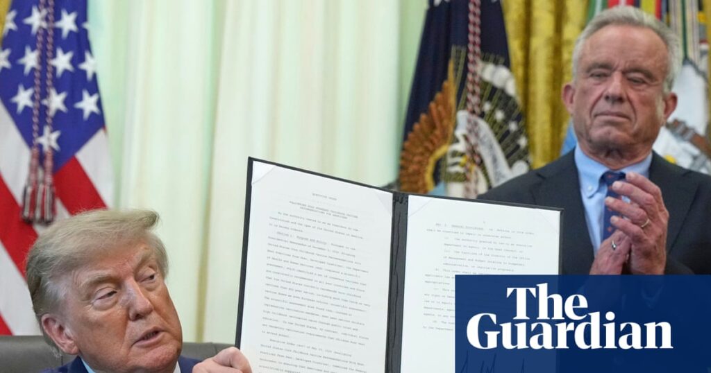 Trump signs order attempting to override CDC vaccine schedule and break up MMR shots Trump signs order attempting to override CDC vaccine schedule and break up MMR shots