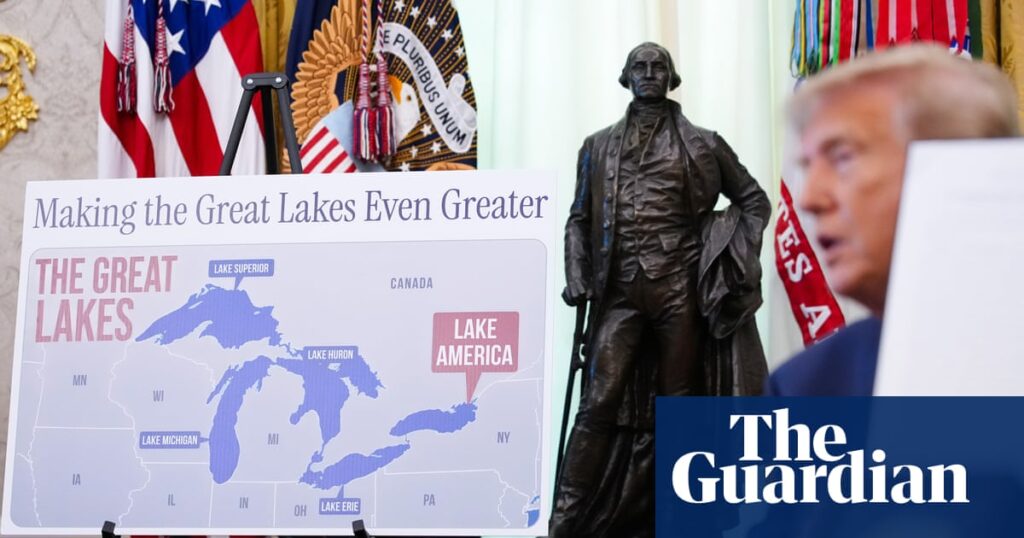 Trump signs executive order to rename Lake Ontario as Lake America Trump signs executive order to rename Lake Ontario as Lake America
