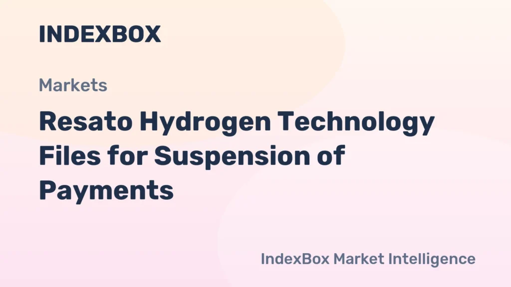 Resato Hydrogen Technology Suspension of Payments | Hydrogen Refueling - News and Statistics