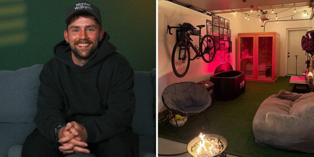 I turned my garage into a wellness hub for $10,000. Now my friends come over for the sauna and cold plunge, not drinks. I turned my garage into a wellness hub for $10,000. Now my friends come over for the sauna and cold plunge, not drinks.