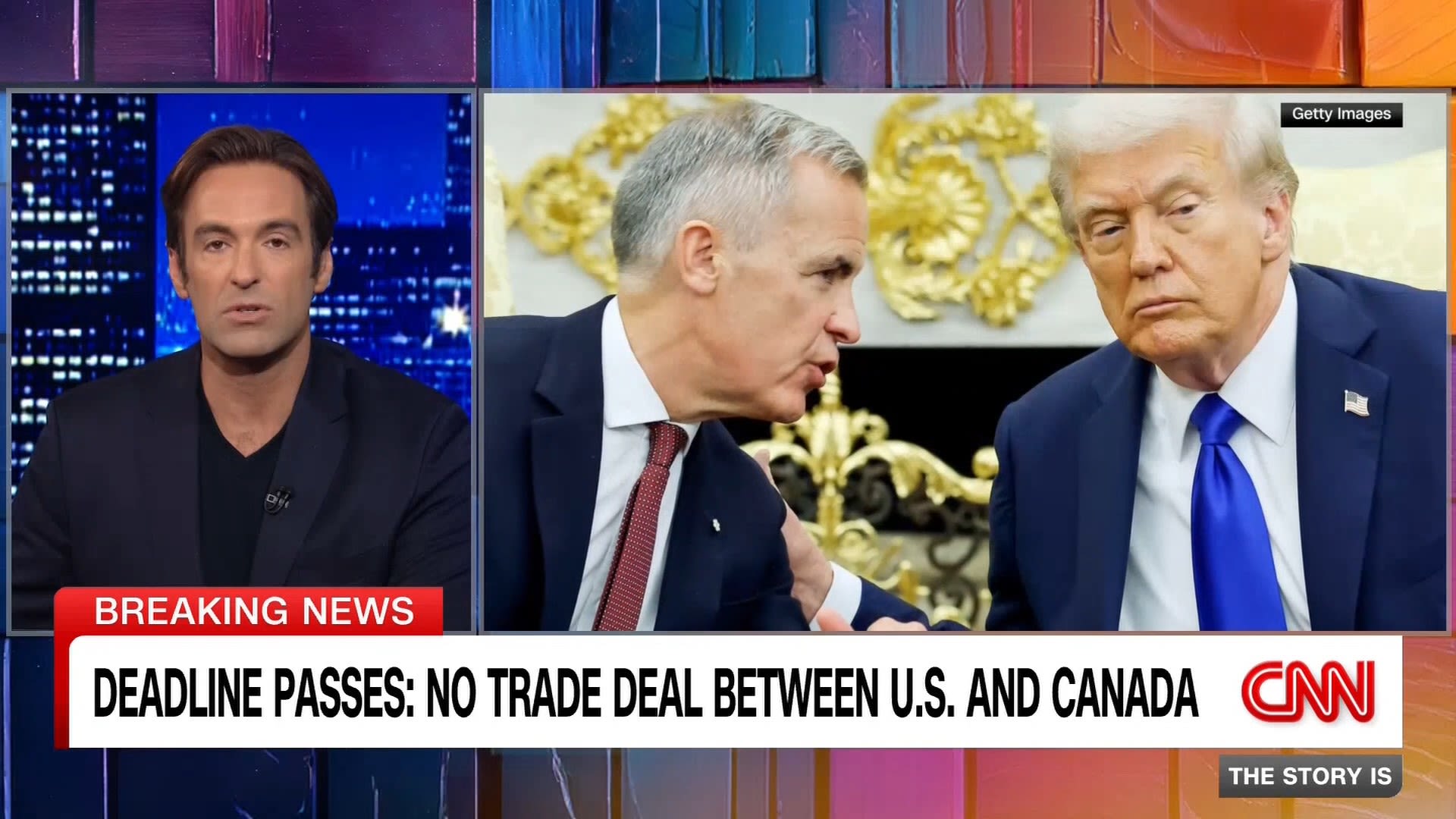 <p>Canada has suspended trade negotiations with the United States, Prime Minister Mark Carney said late Friday, adding that the country would match US tariffs imposed at midnight dollar for dollar.</p>