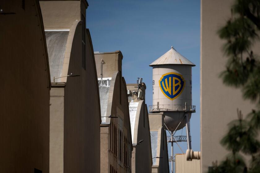 the Warner Bros. Studios water tower