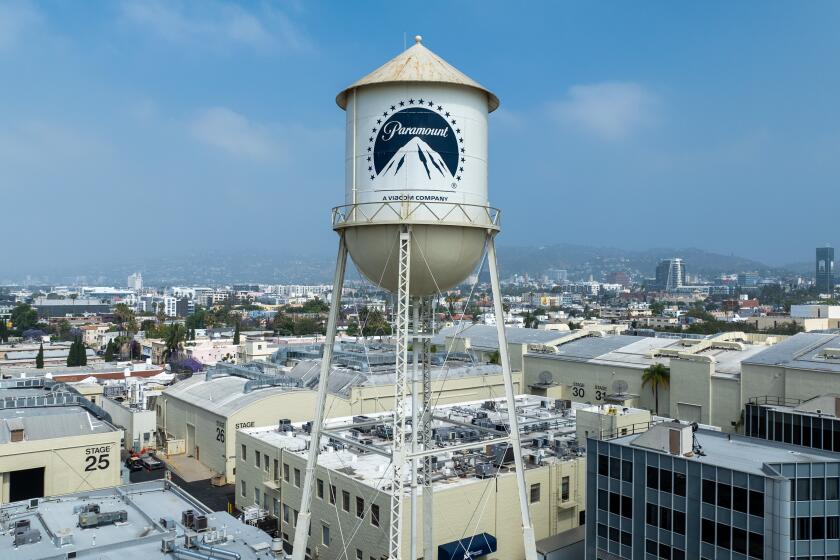 Hollywood, CA - June 05: Paramount Pictures studio lot at 5555 Melrose Ave. on Wednesday, June 5, 2024 in Hollywood, CA. (Brian van der Brug / Los Angeles Times)