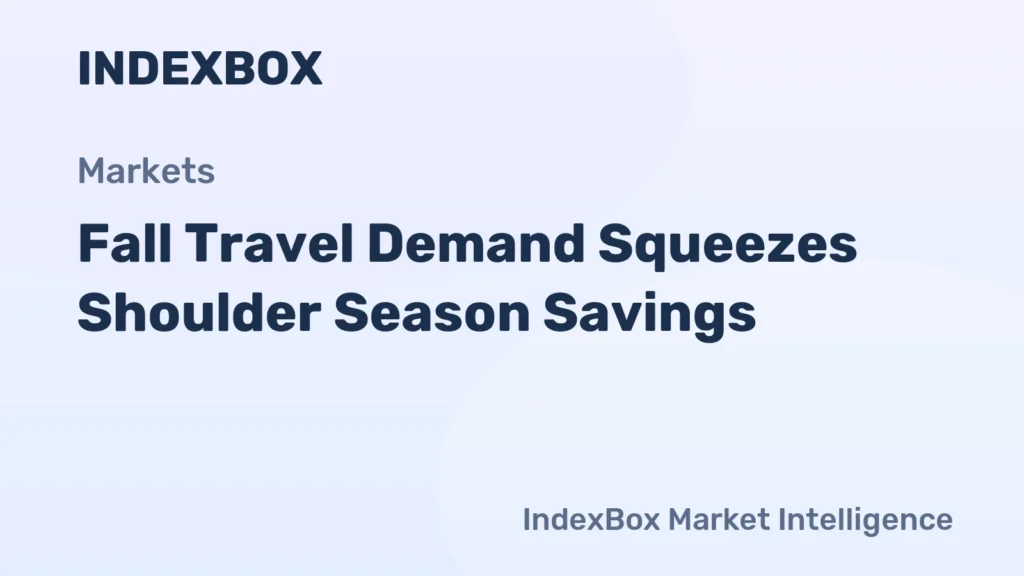 Fall Travel 2026: Why Shoulder Season Deals Are Shrinking | Vrbo Insights - News and Statistics