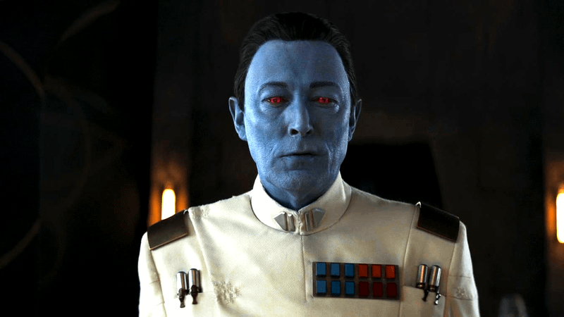 Grand Admiral Thrawn in Disney+ series Ahsoka.