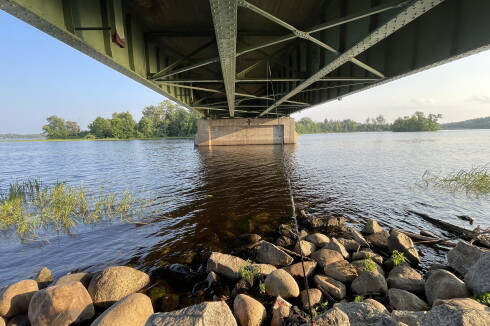 Water under a bridge.