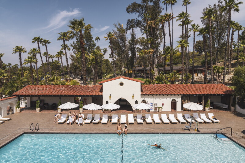 The pool at Murrieta Hot Springs Resort