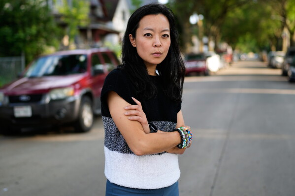Democratic gubernatorial candidate Francesca Hong poses for a photo Friday, July 24, 2026, in Milwaukee. (AP Photo/Nam Y. Huh)