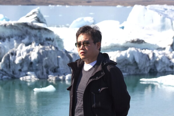 This photo provided by Yufang Rong shows Youlin Chen in Iceland in August 2018. (Yufang Rong via AP)