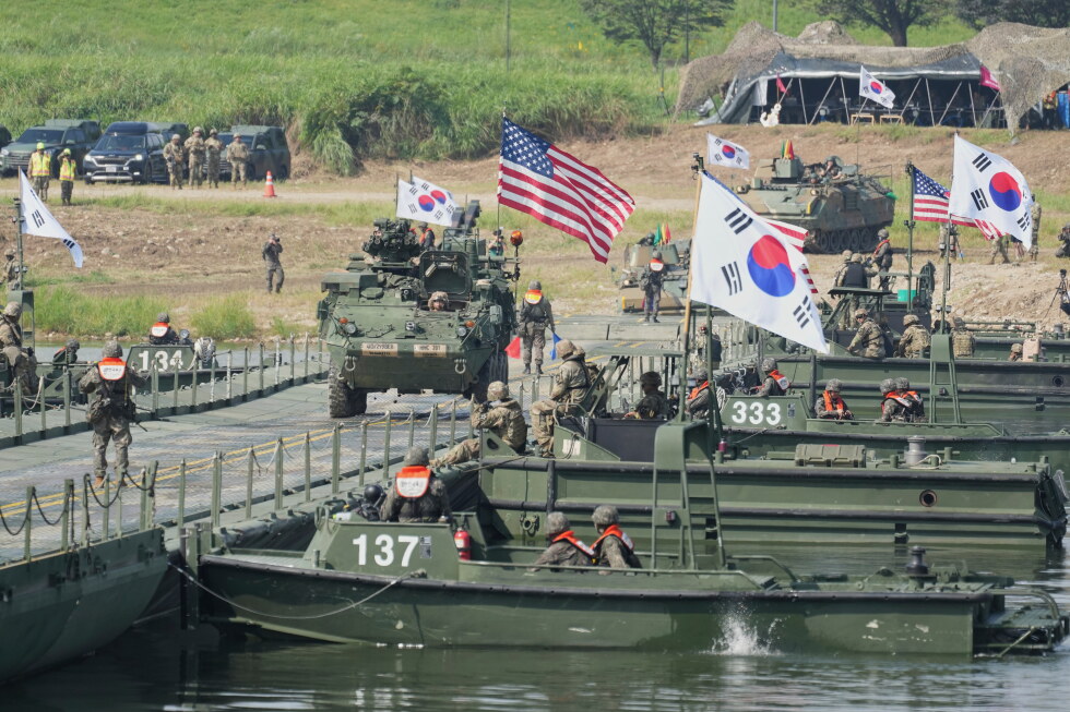 North Korea slams US-South Korea military drills and threatens strong response North Korea slams US-South Korea military drills and threatens strong response