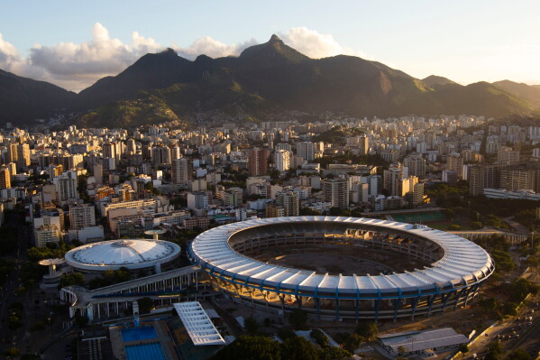 A general view of the Maracana stadium during its renovation ahead of the 2014 World Cup soccer tournament in Rio de Janeiro, Brazil, Monday, May 30, 2011. (AP Photo/Felipe Dana, File)