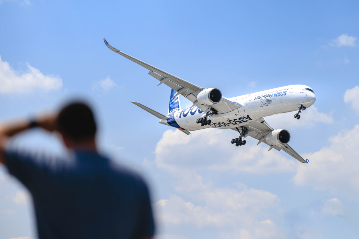 Airbus A350-1000 at Paris Air Show