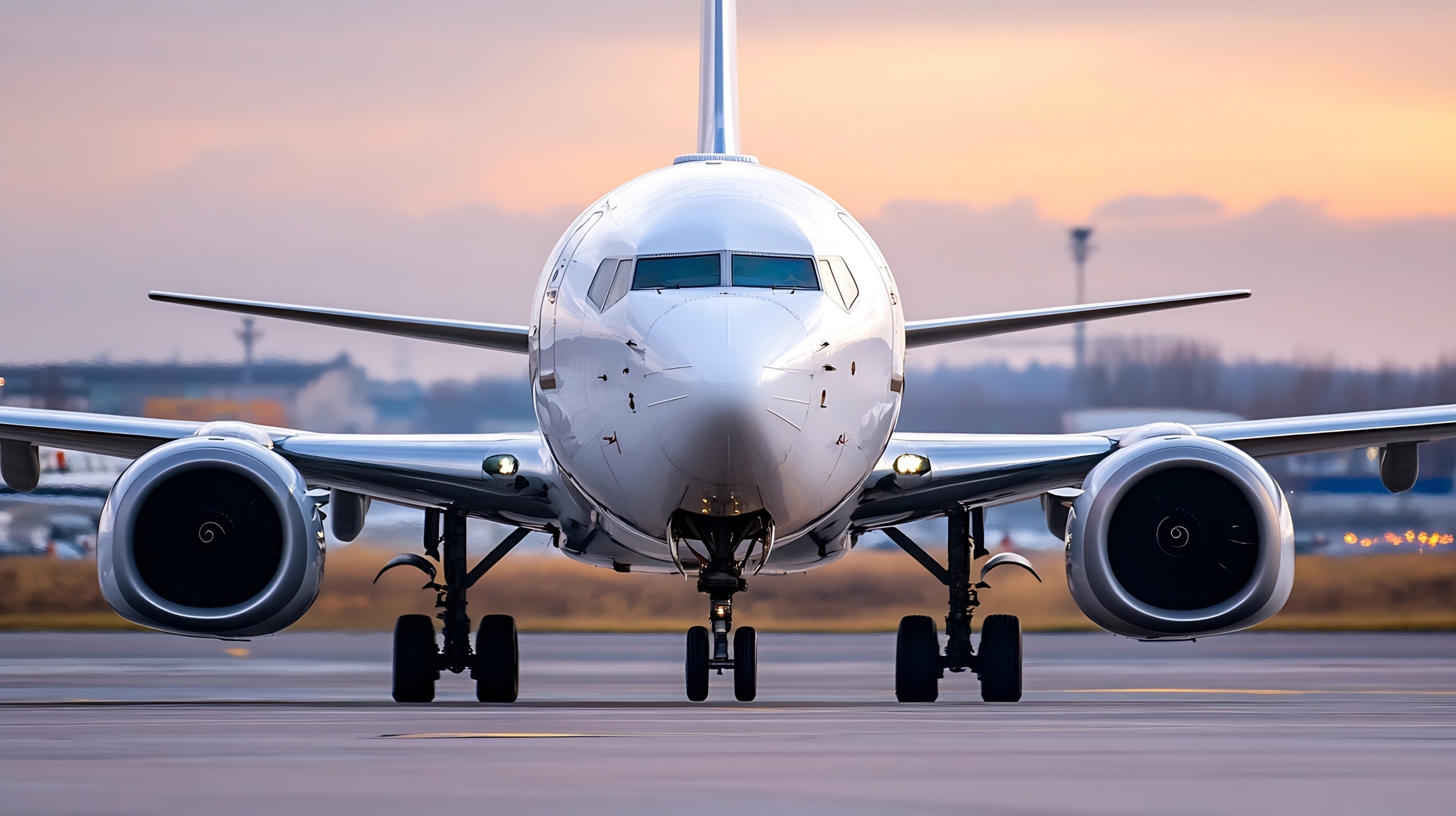 Boeing 737NG head-on