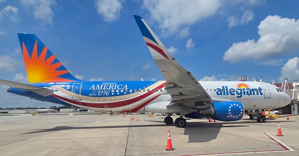 Allegiant airlines america 250 livery