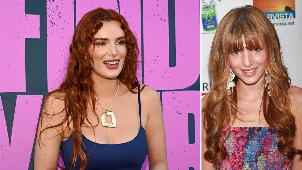 Bella Thorne now and then