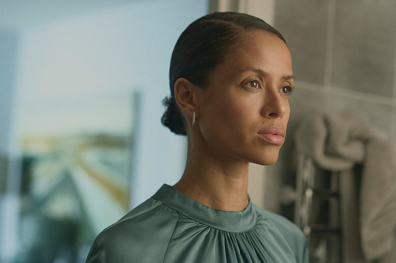 Gugu Mbatha-Raw as British lawyer Claudia McKenzie in Possession