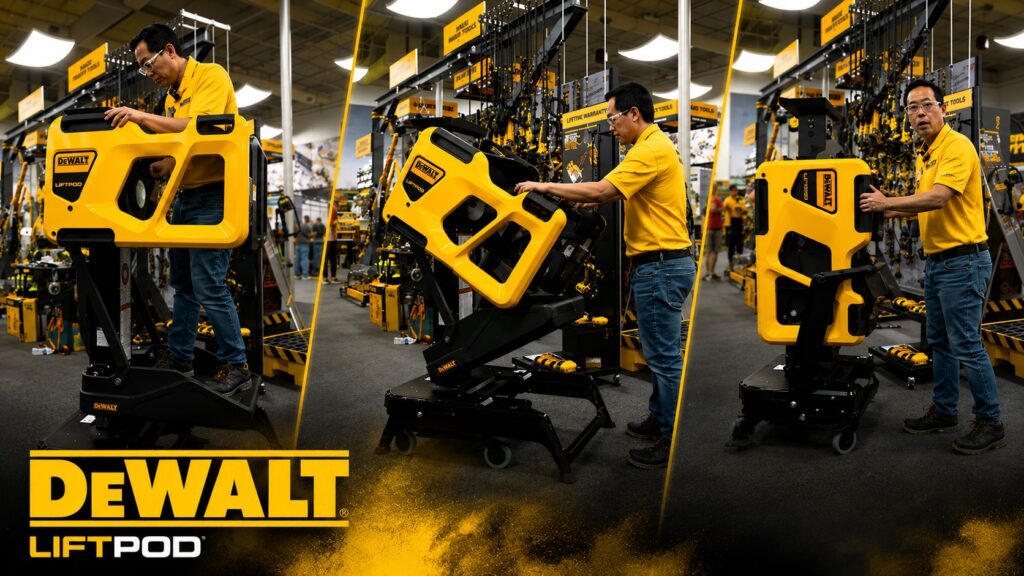 DeWalt's LiftPod Wants to Replace Your Ladder