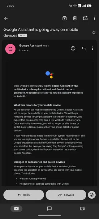 Google Assistant to be replaced by Gemini on Android devices