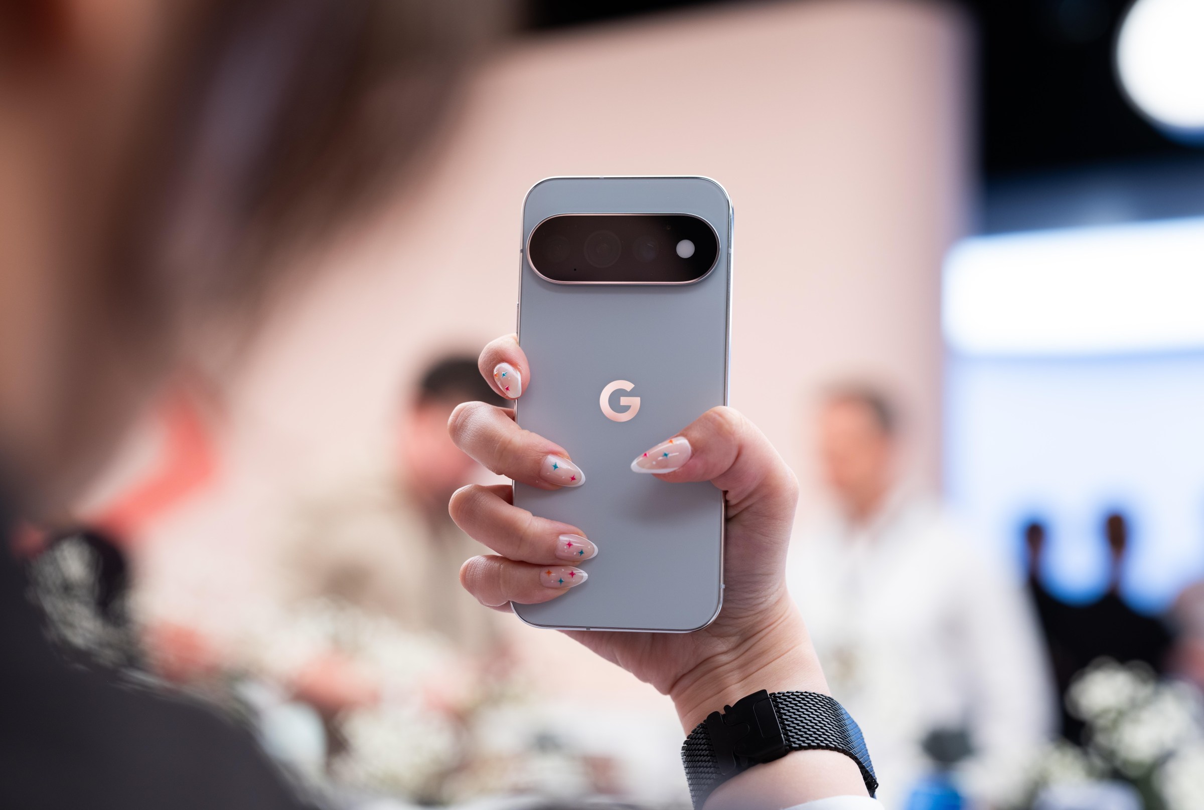 Google Pixel 11 Pro back of phone in hand