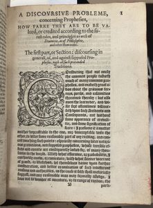 The start of a printed book with a long title and very elaborate initial letter C.