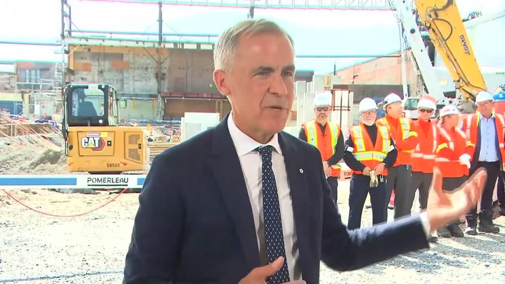 Click to play video: 'Carney responds to Trump’s ‘Canada is nasty’ comment, says he is defending workers'