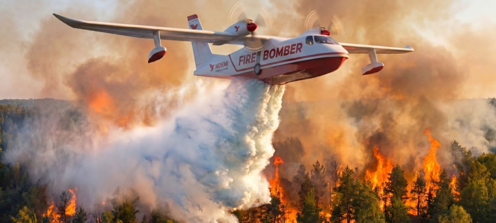 NOEMI could be used to replace aging aircraft in aerial firefighting