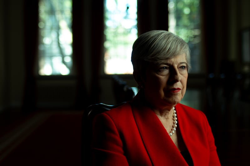 Former British prime minister Theresa May in The Salisbury Poisonings: A Spy Next Door