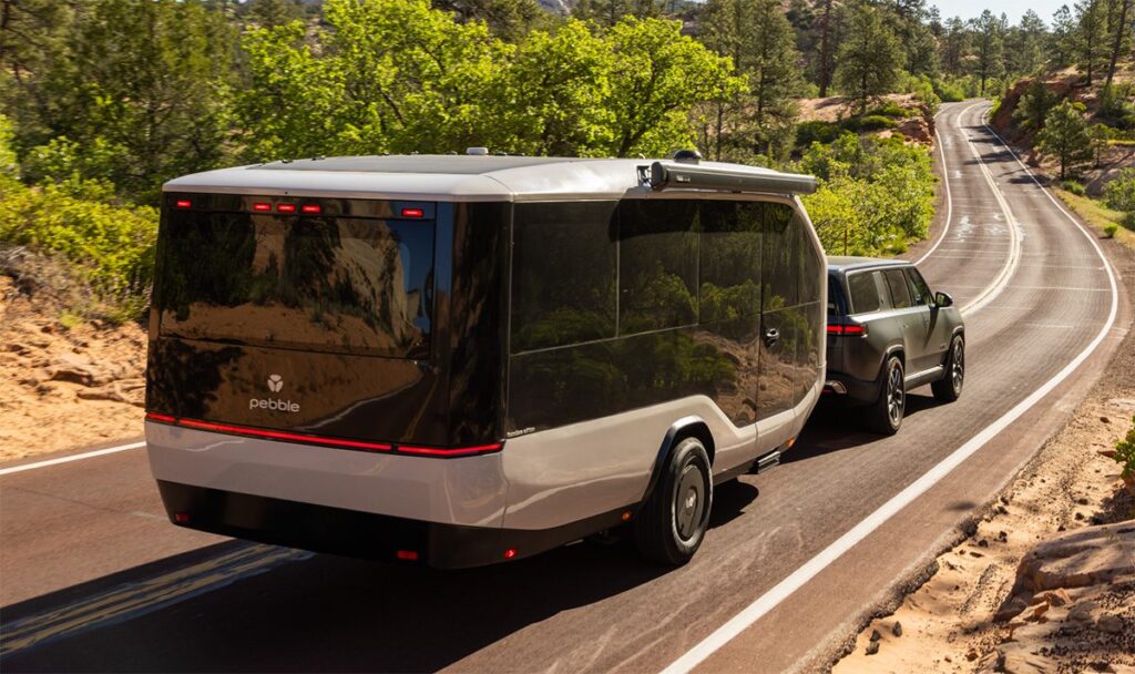 Pebble’s electric travel trailer is continually improved via OTA updates