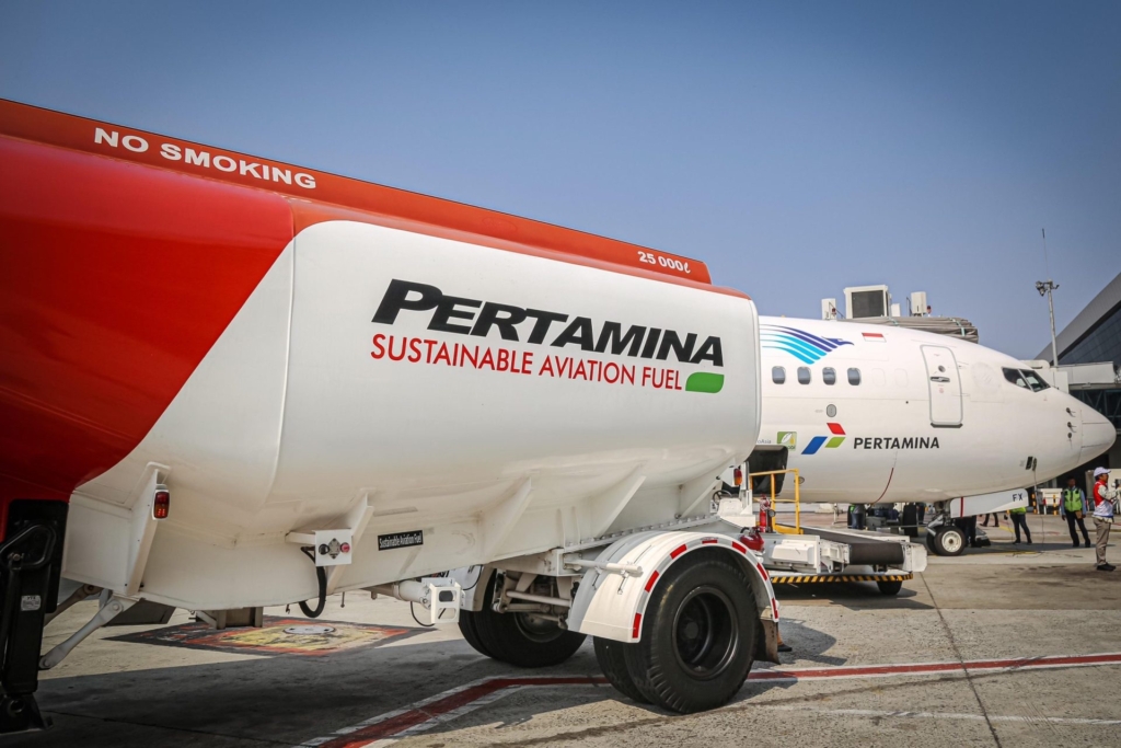 Pertamina sustainable aviation fuel delivery SAF 2