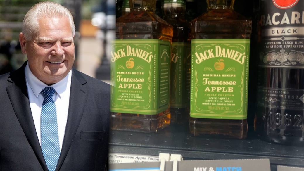 Click to play video: 'American booze back on shelf? Carney, premiers deliberate response to Trump’s new tariffs on Canada'