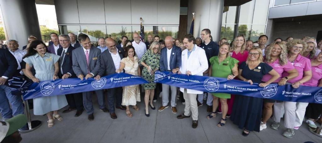 High Street Tower dedicated, Med Center Health’s centennial celebrated High Street Tower dedicated, Med Center Health's centennial celebrated