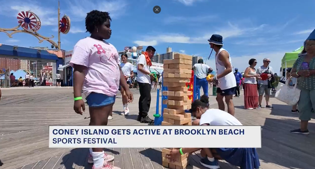 Coney Island Beach Sports Festival brings Brooklyn together for fitness, fun and friendly competition Coney Island Beach Sports Festival brings Brooklyn together for fitness, fun and friendly competition