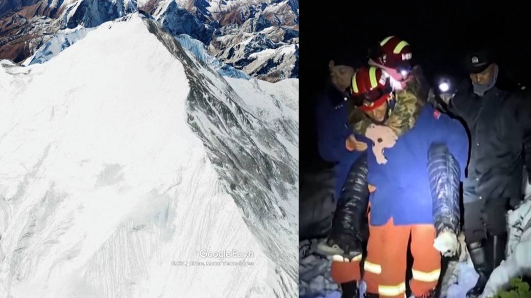 Click to play video: '‘Waiting game’: 200+ climbers stranded after blizzard hits Mount Everest in Tibet'