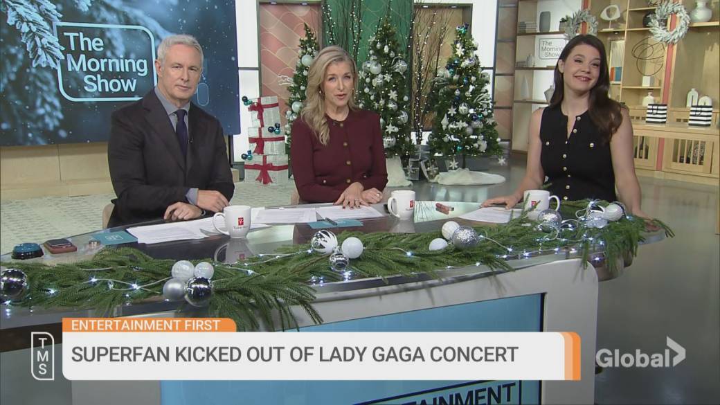 Click to play video: 'Influencer who rushed Ariana Grande gets kicked out of Lady Gaga concert'