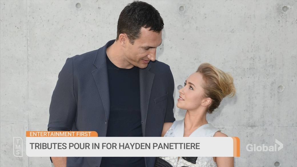 Click to play video: 'Tributes continue to pour in for Hayden Panettiere'