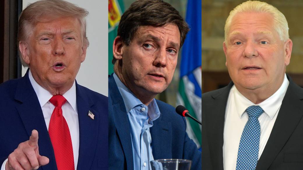 Click to play video: '“We can dismantle the U.S.”: Doug Ford, other Canadian premiers react to Trump 50% tariff threat'