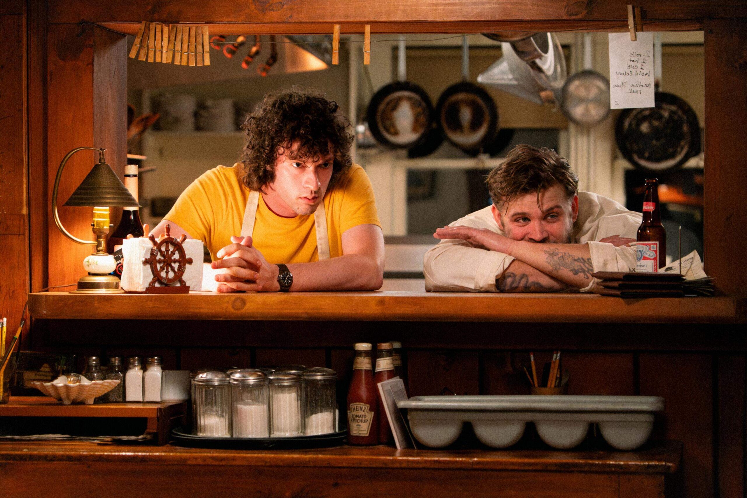 From left: Dominic Sessa and Leo Woodall in director Matt Johnson's film "Tony." (Courtesy Seacia Pavao/A24)