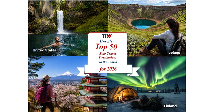 TTW Unveils the Top 50 Best Solo Travel Destinations in the World for 2026 TTW Unveils the Top 50 Best Solo Travel Destinations in the World for 2026