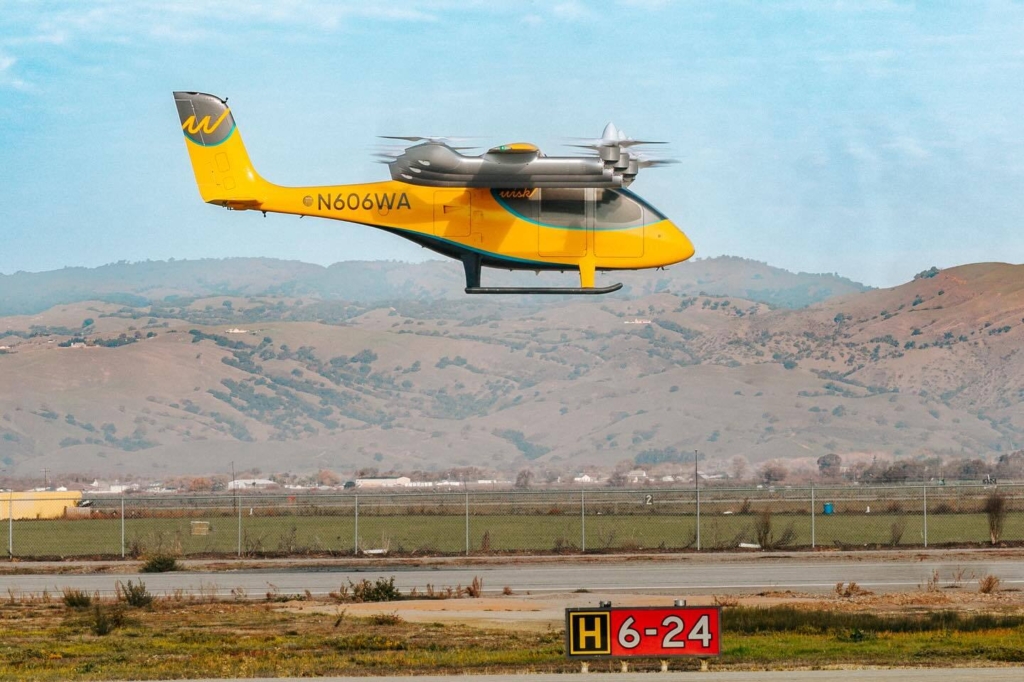 Wisk Aero Generation 6 in first flight
