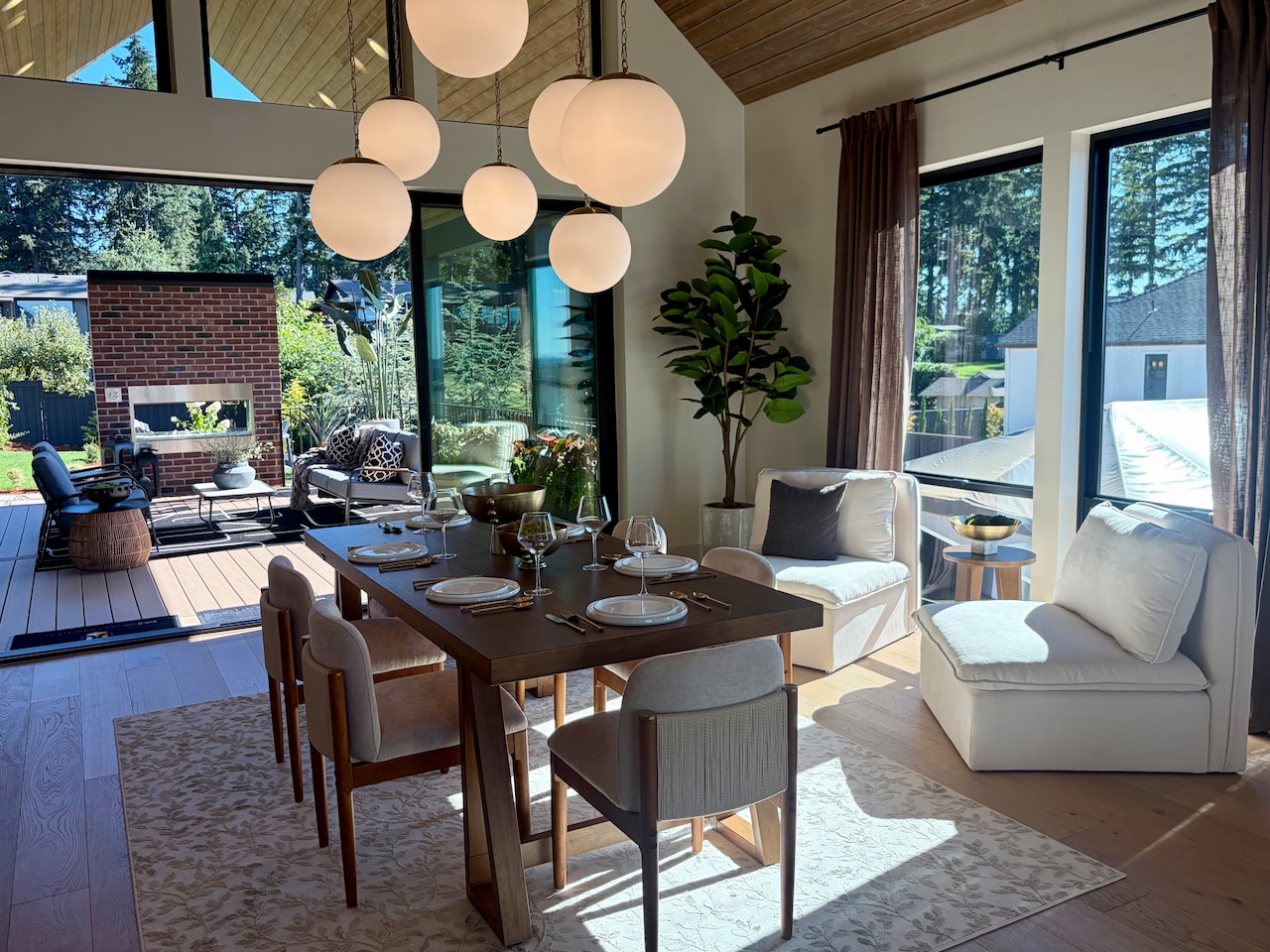House 2 DEZ Development’s 4,216-square-foot modern lodge house with an attached guest room called The Summit. A large mail box embedded into a brick exterior wall is at the front door to receive packages as large as a USPS will deliver like a microwave or dog crate.
Square Feet: 4,216 | Bedrooms: 5 | Bathrooms: 62026 NW Natural Street of Dreams runs July 30-Aug. 23, with people able to tour seven high-end residences in a range of architectural styles at the main venue in the Serres Farms development in Oregon City.
