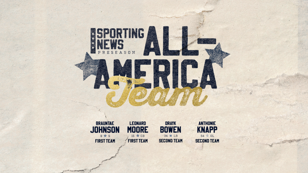 Four Irish Earn Spots on Sporting News Preseason All